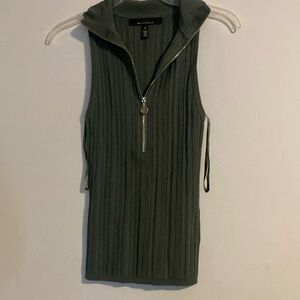 White House Black Market Green Sleeveless Top